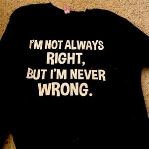 Funny saying. Large sweater (11/13)